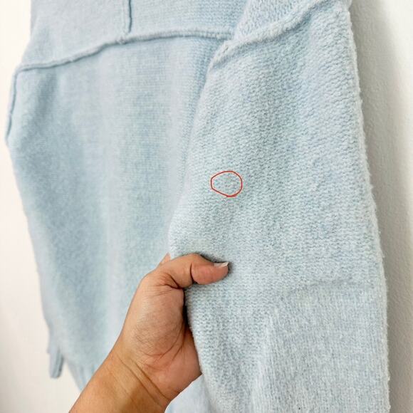 Free People Eastwood Tunic in Angel Falls Heather Blue size XS - Picture 6 of 9